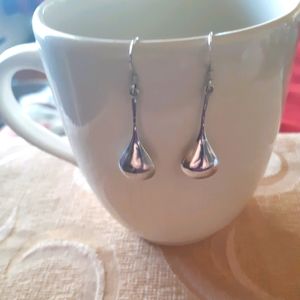 Silver earrings